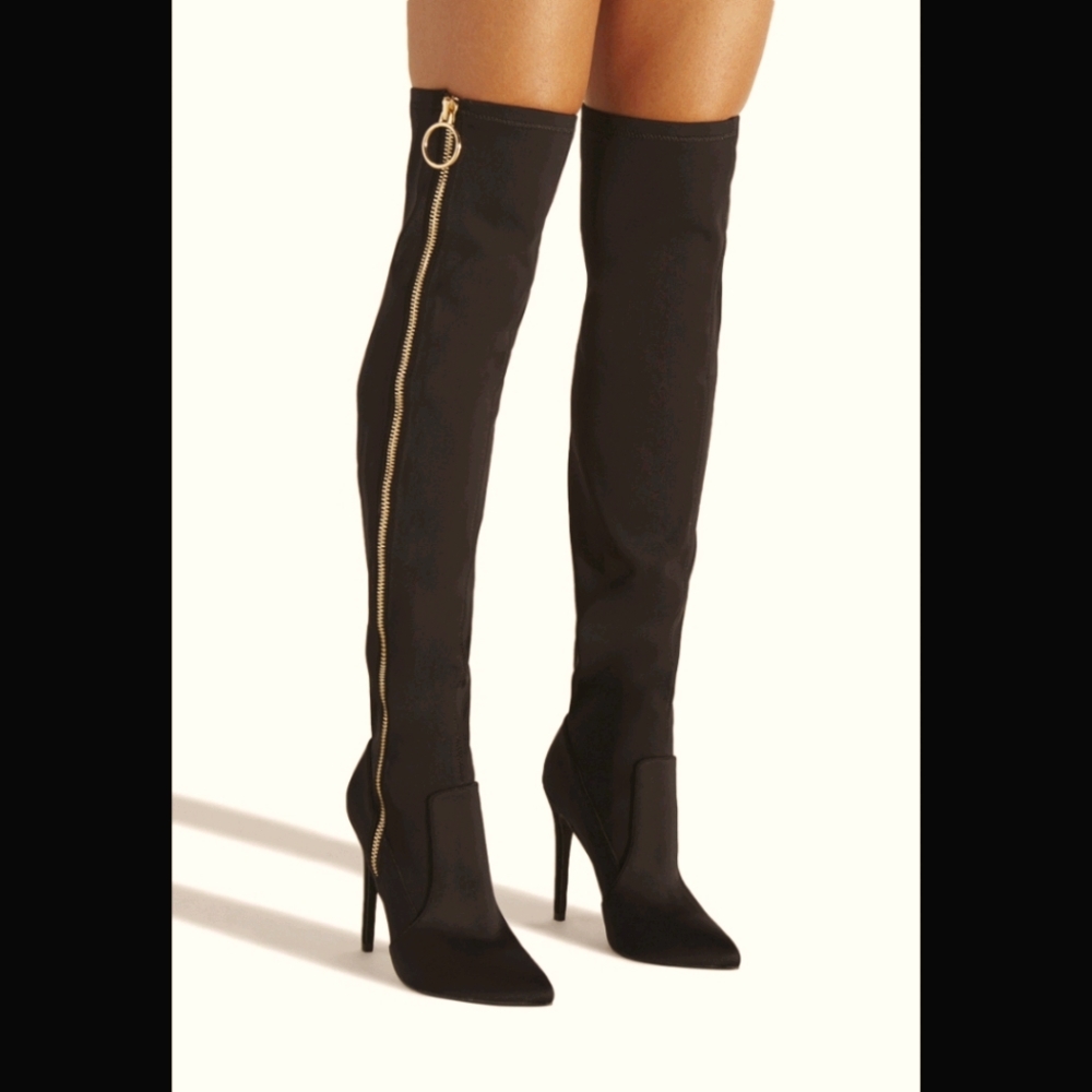 Thigh high stilletos